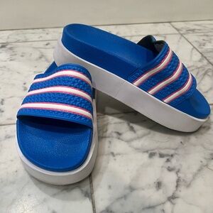 Adidas Adilette Platform Slide Sandals
